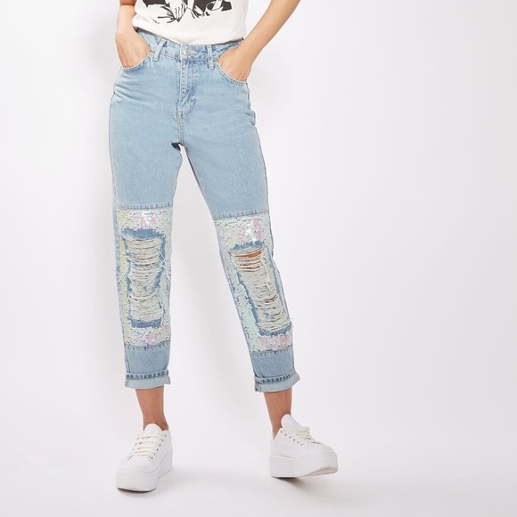 topshop moto mom high waisted jeans